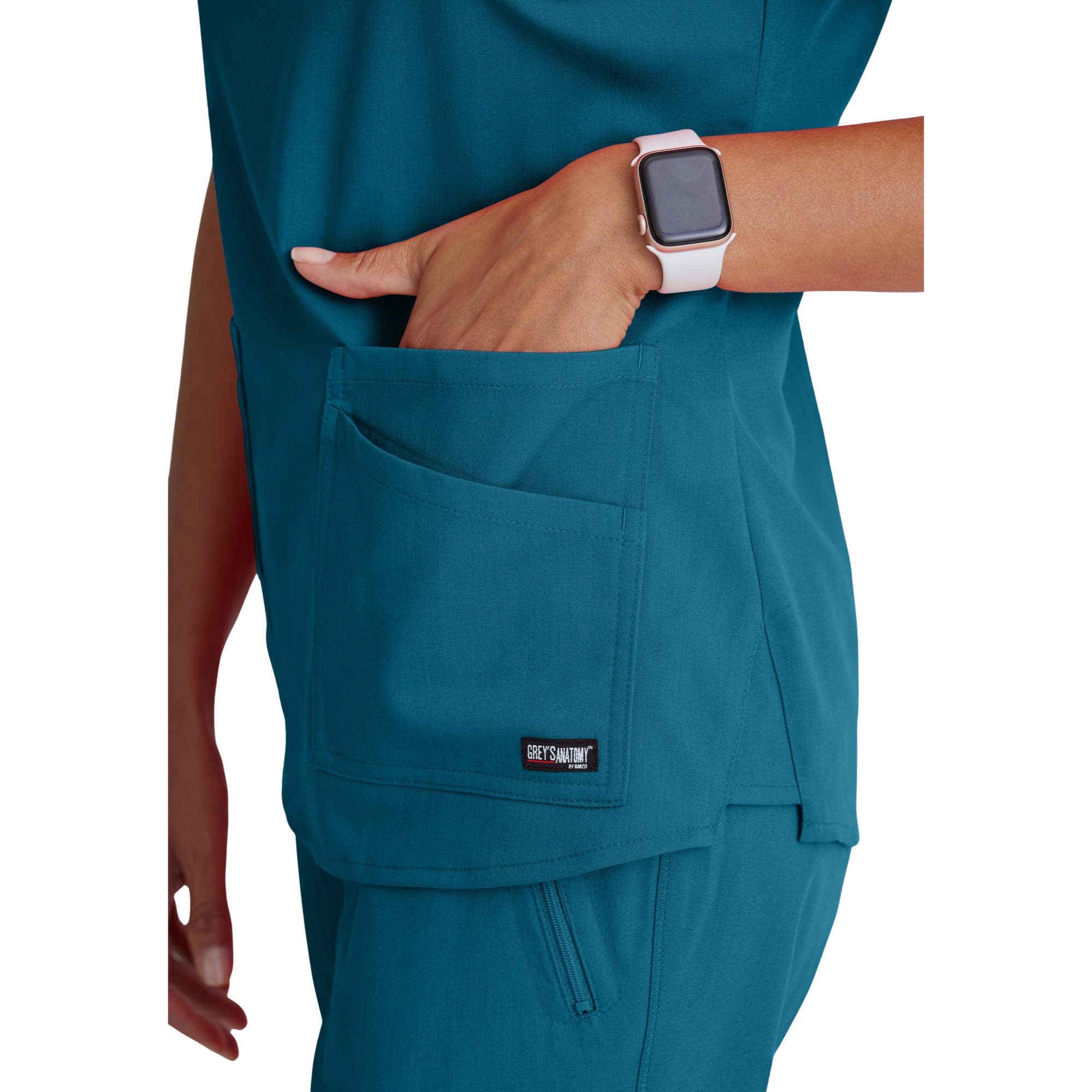 Aura - Tunique col V - Femme - Grey’s Anatomy Stretch GREYS ANATOMY STRETCH 
