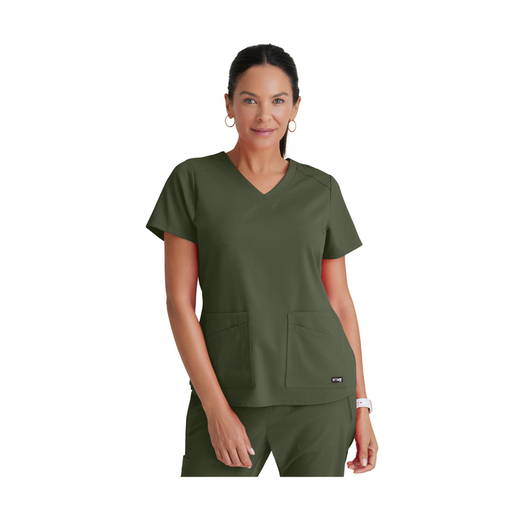 Aura - Tunique col V - Femme - Grey’s Anatomy Stretch GREYS ANATOMY STRETCH 