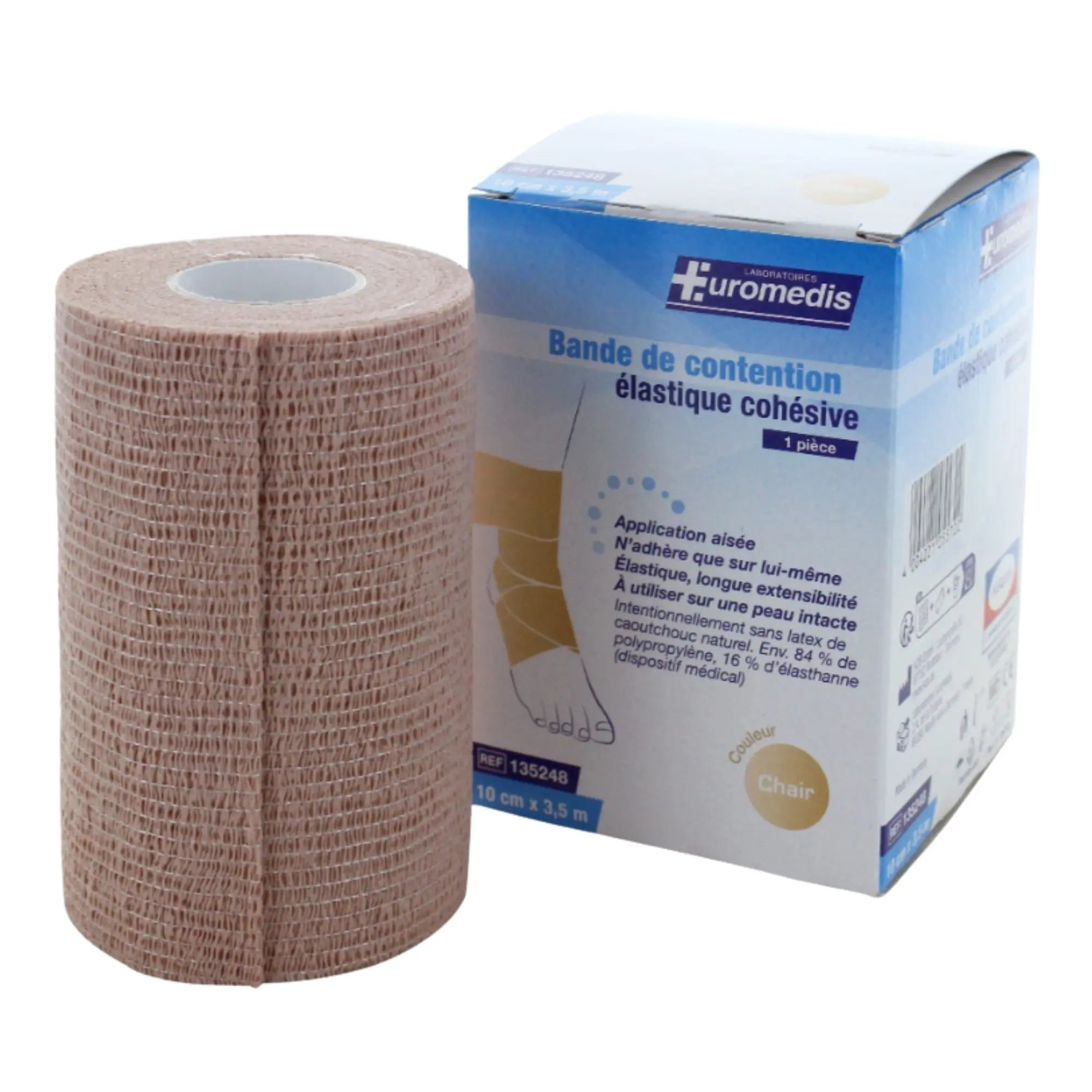 Cohesive elastic support bandage - Euromédis 3M 