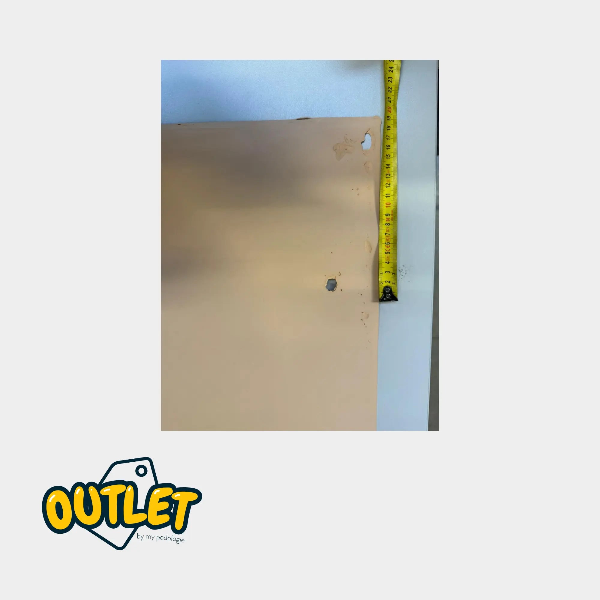 Base plantaire - Type REALUX - Shore 70 - 1,8 mm // Défaut My Podologie 