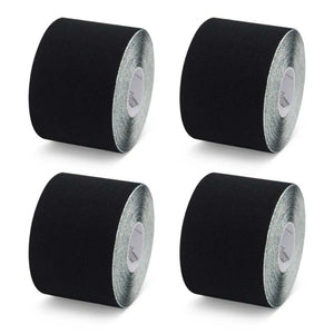 Boîte de 4 rouleaux de Bande adhésive élastique - 5cm x 5m  - 5 couleurs - K-Tape