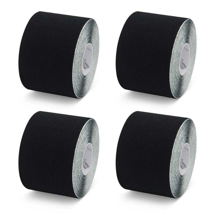 Boîte de 4 rouleaux de Bande adhésive élastique - 5cm x 5m  - 5 couleurs - K-Tape