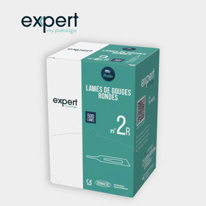 Boîte de 500 lames de gouges rondes - Expert by My Podologie Expert 