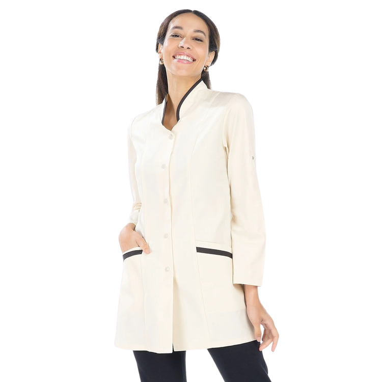 Capucine - Tunique - MLT - Femme - 80 cm My Blouse  Sergé-Beige-Clair-Brun-T6-XXXL