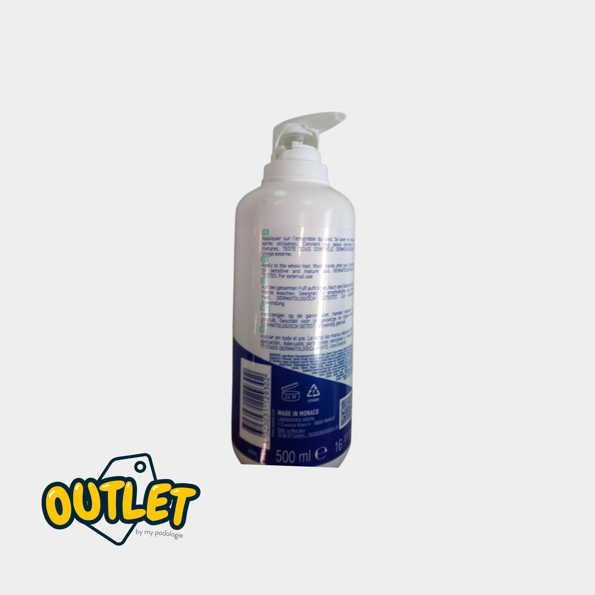 Crème nutri-réparatrice Pieds Secs - 500 ml - Akileine // Défaut Akileïne 
