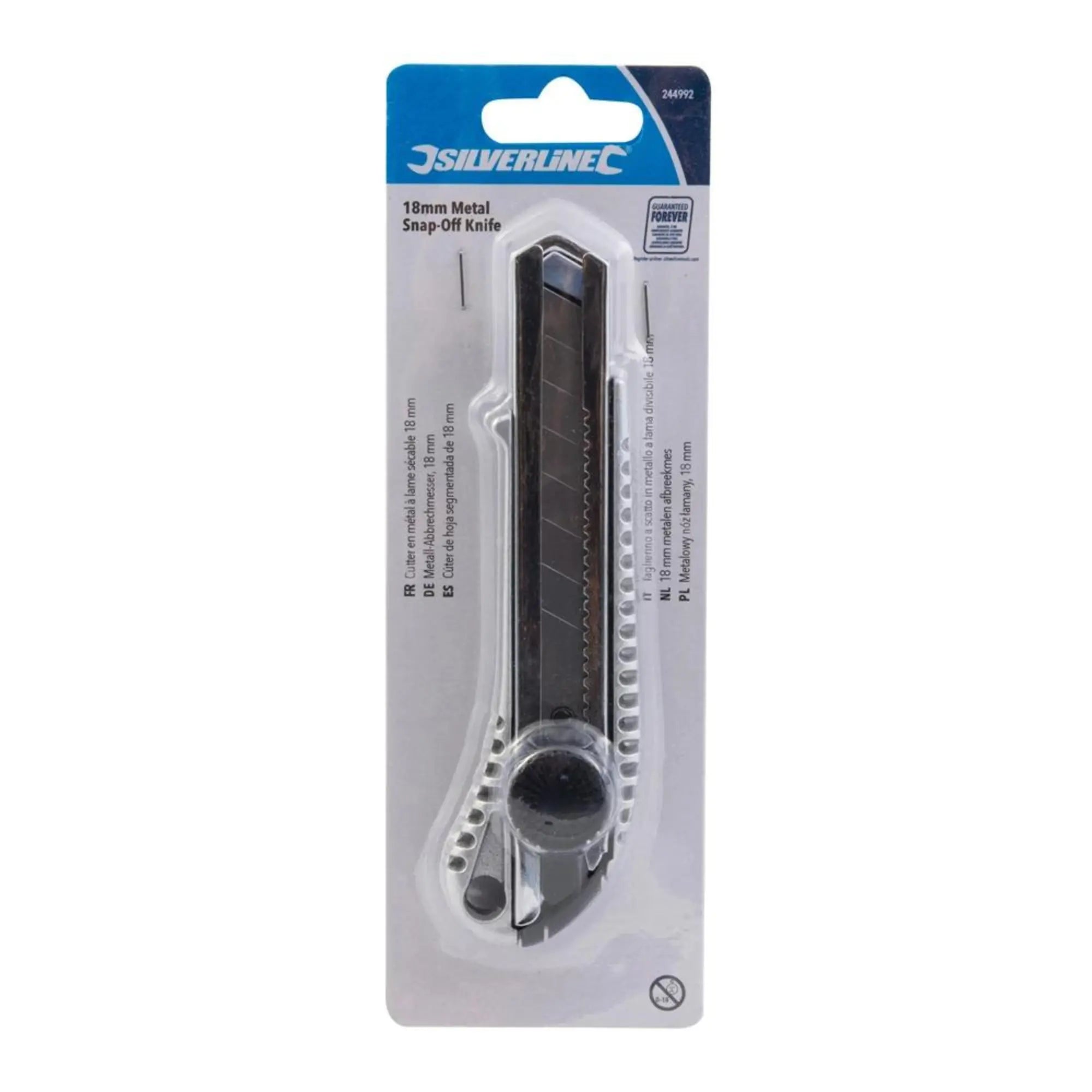 Cutter en métal à lame sécable - 18 mm - Silverline Silverline 
