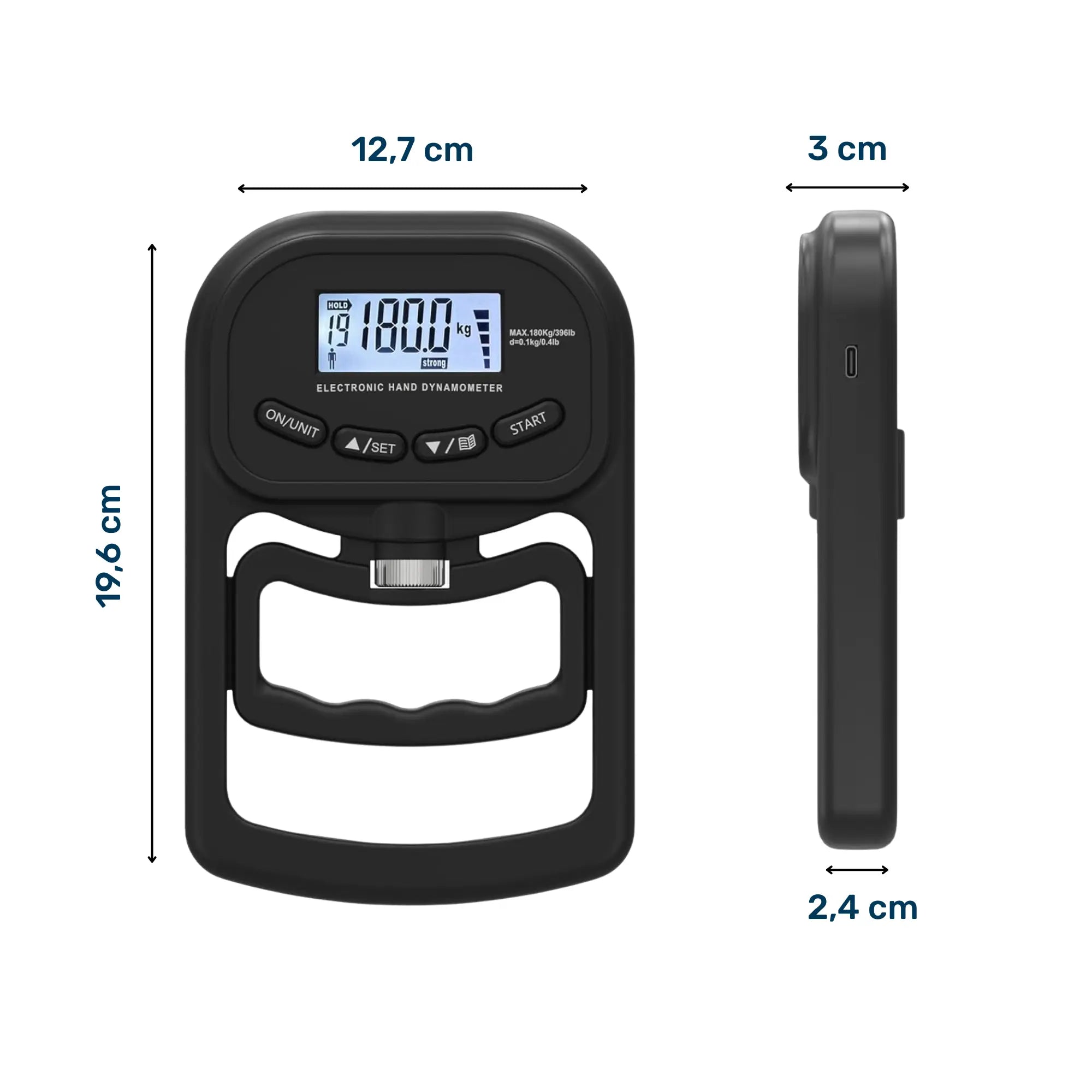 Dynamomètre Électronique Rechargeable - Testeur de Force My Podologie
