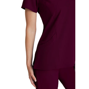 Reliance Top - Haut médical avec col croisé - Femme - Skechers SKECHERS