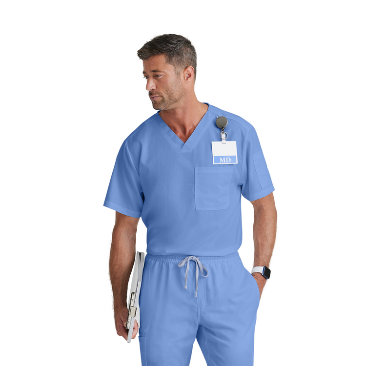 Evan Top - Haut médical col V croisé - Homme - Grey’s Anatomy GREYS ANATOMY 