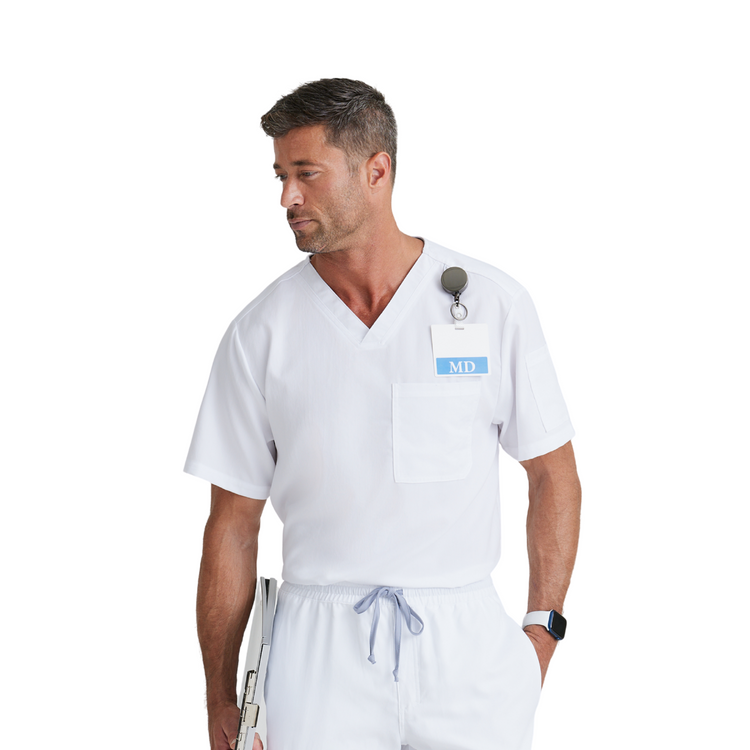 Evan Top - Haut médical col V croisé - Homme - Grey’s Anatomy GREYS ANATOMY 