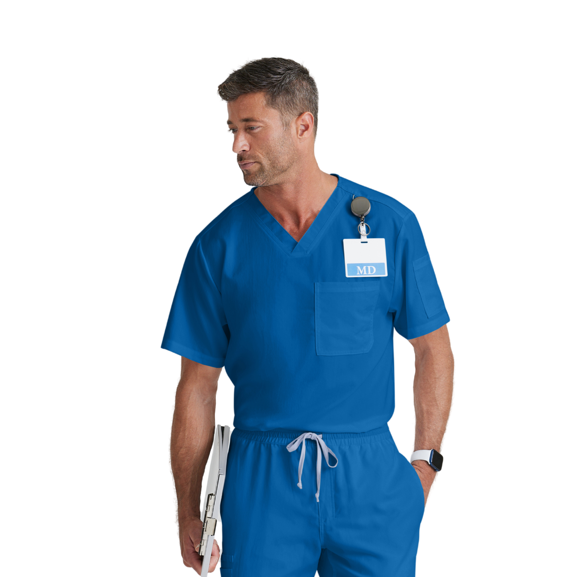 Evan Top - Haut médical col V croisé - Homme - Grey’s Anatomy GREYS ANATOMY 