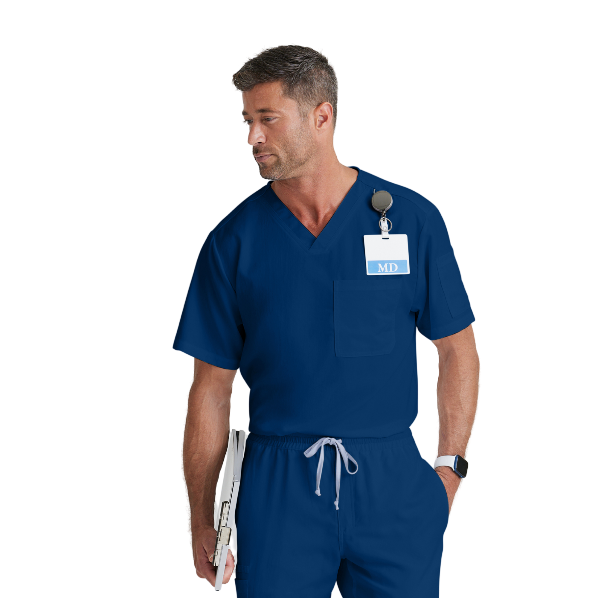 Evan Top - Haut médical col V croisé - Homme - Grey’s Anatomy GREYS ANATOMY 