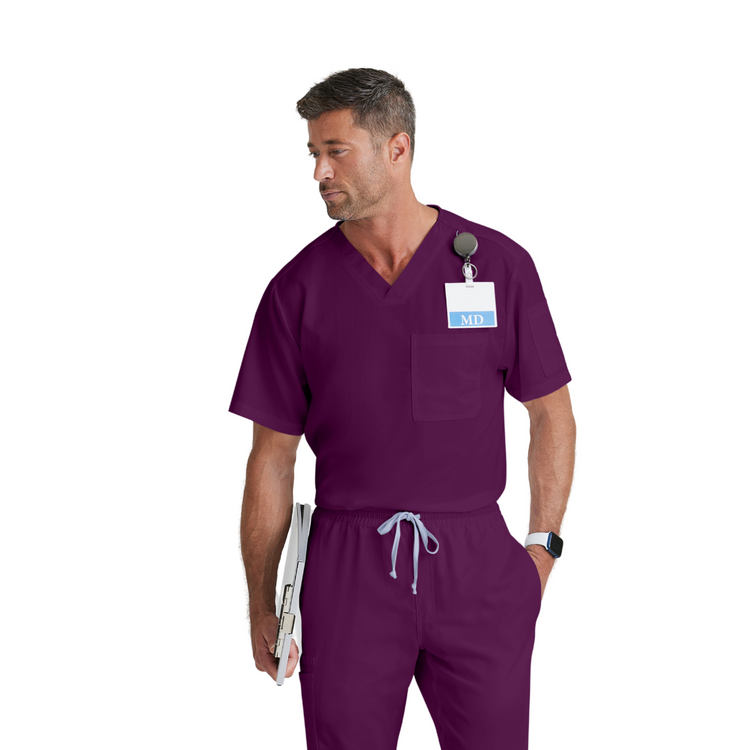 Evan Top - Haut médical col V croisé - Homme - Grey’s Anatomy GREYS ANATOMY 