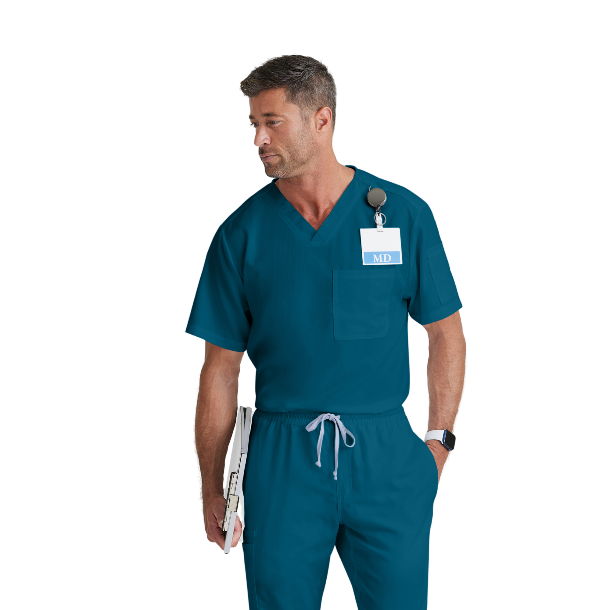 Evan Top - Haut médical col V croisé - Homme - Grey’s Anatomy GREYS ANATOMY 