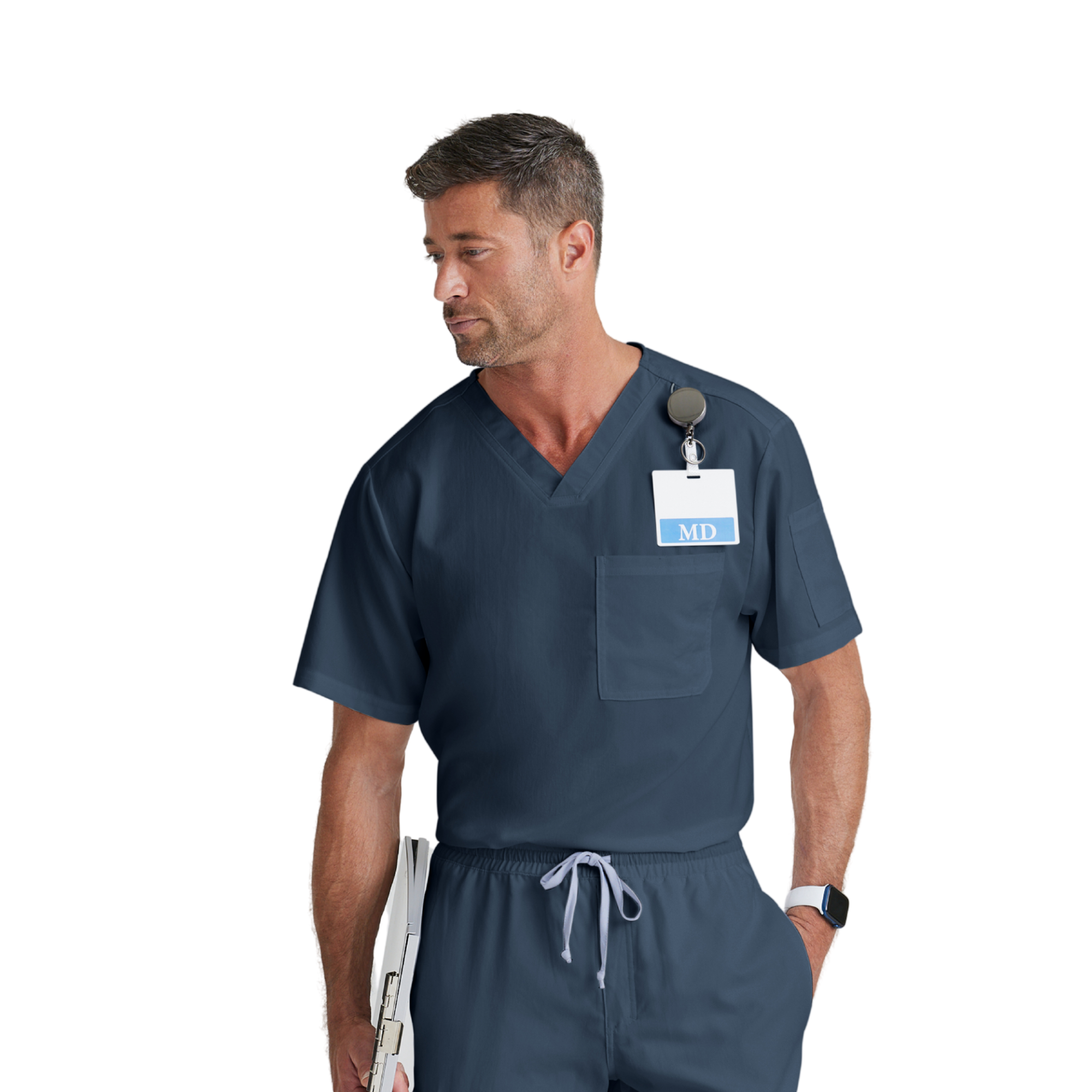 Evan Top - Haut médical col V croisé - Homme - Grey’s Anatomy GREYS ANATOMY 