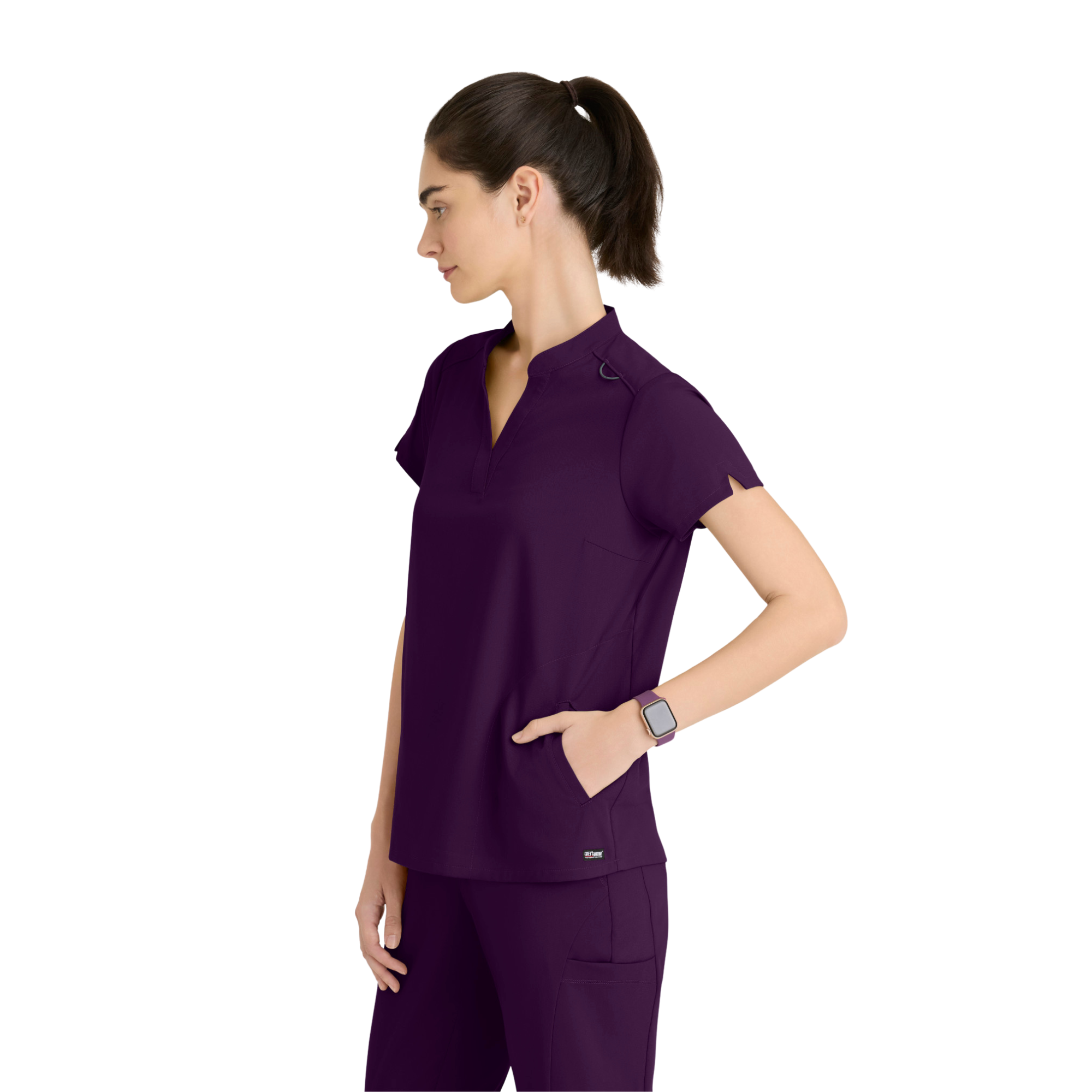 Flora - Tunique col à bande - Femme - Grey’s Anatomy Stretch GREYS ANATOMY STRETCH 