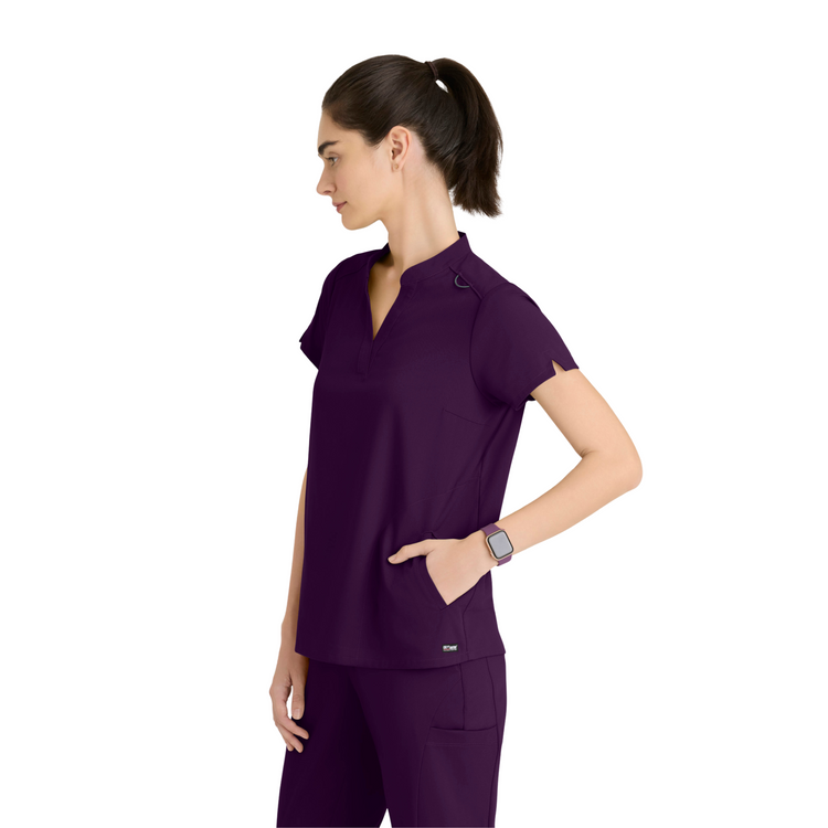 Flora - Tunique col à bande - Femme - Grey’s Anatomy Stretch GREYS ANATOMY STRETCH 