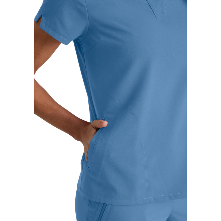 Flora - Tunique col à bande - Femme - Grey’s Anatomy Stretch GREYS ANATOMY STRETCH 
