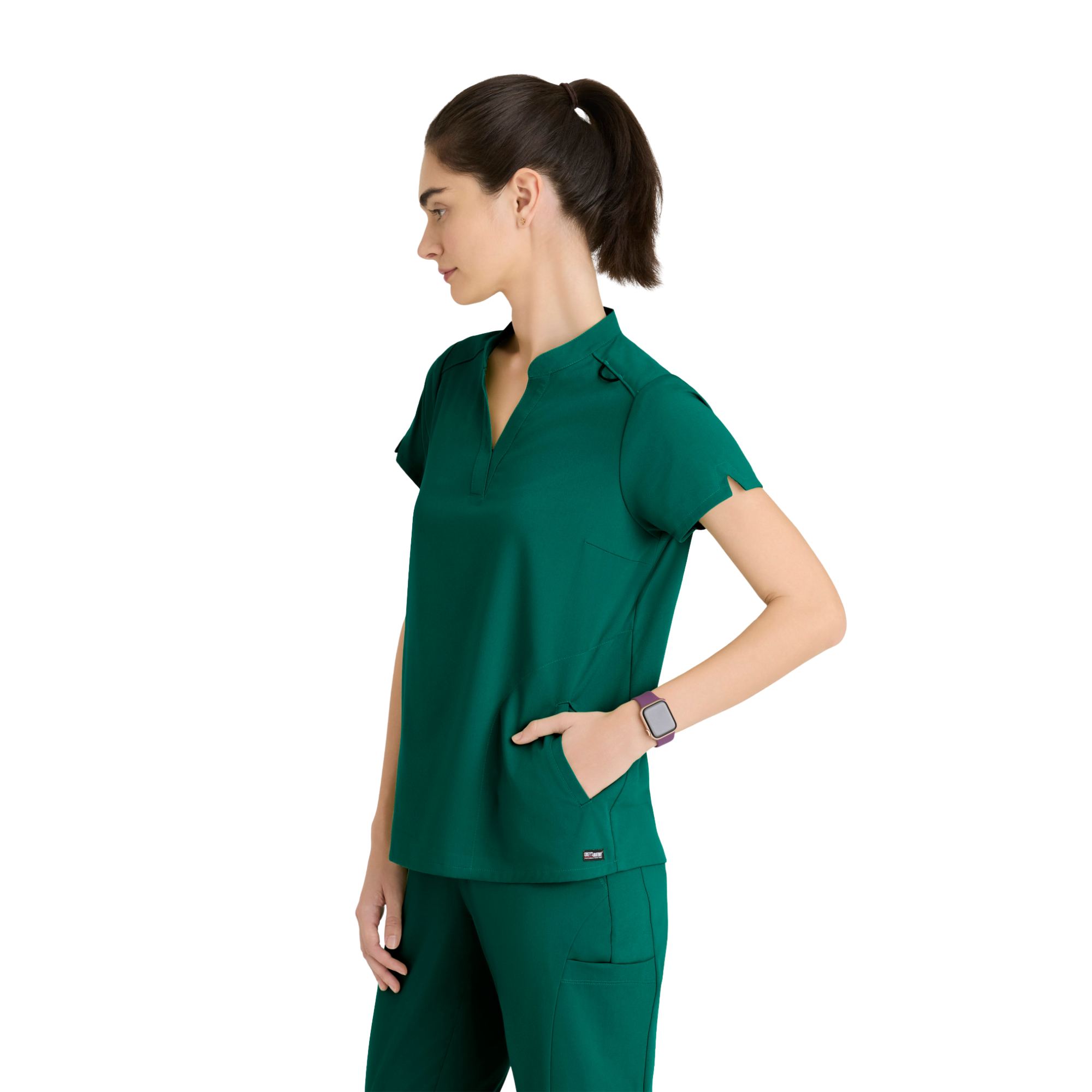 Flora - Tunique col à bande - Femme - Grey’s Anatomy Stretch GREYS ANATOMY STRETCH 