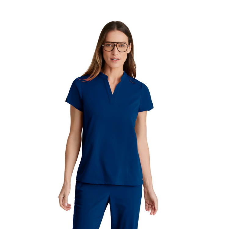 Flora - Tunique col à bande - Femme - Grey’s Anatomy Stretch GREYS ANATOMY STRETCH 