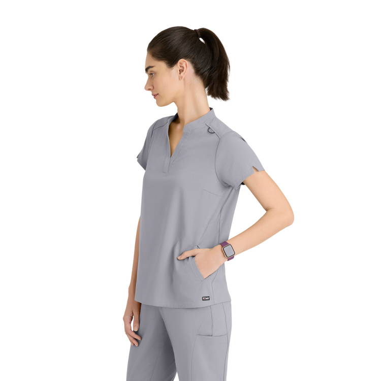 Flora - Tunique col à bande - Femme - Grey’s Anatomy Stretch GREYS ANATOMY STRETCH 