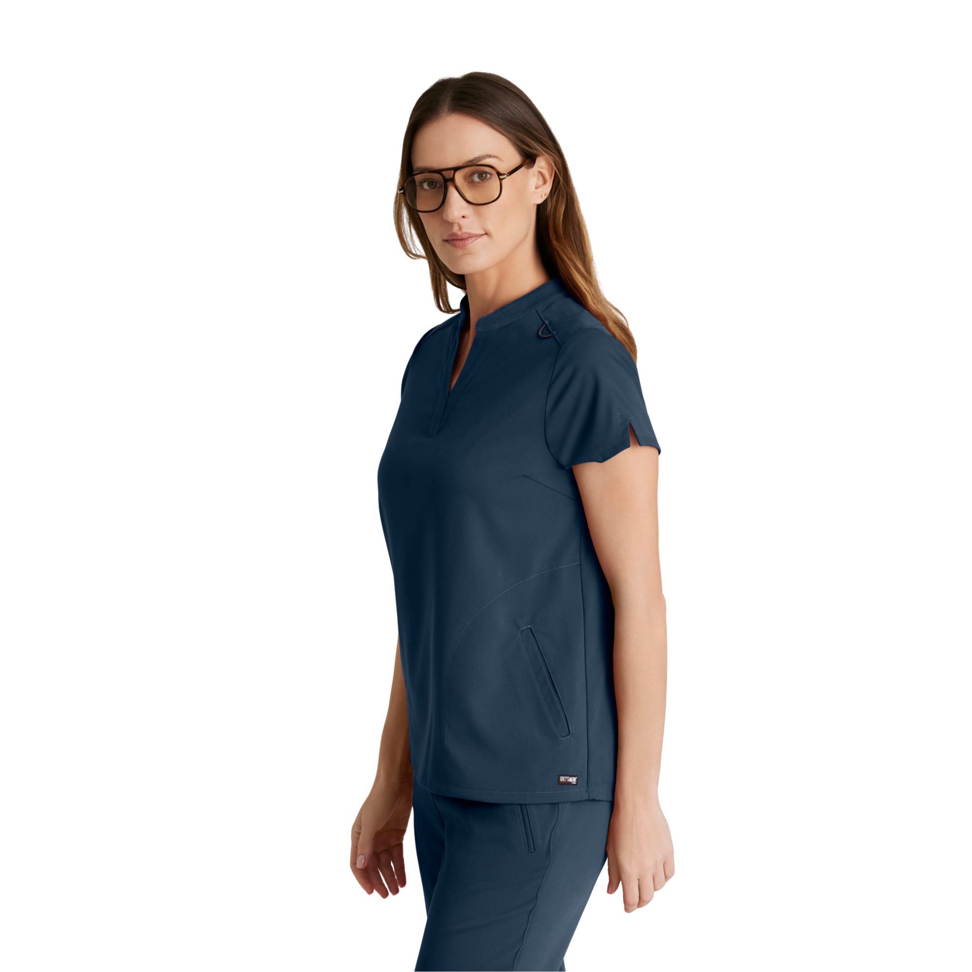 Flora - Tunique col à bande - Femme - Grey’s Anatomy Stretch GREYS ANATOMY STRETCH 
