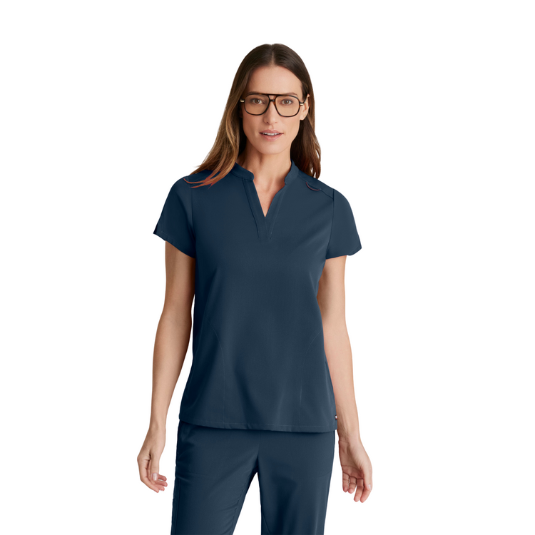Flora - Tunique col à bande - Femme - Grey’s Anatomy Stretch GREYS ANATOMY STRETCH 
