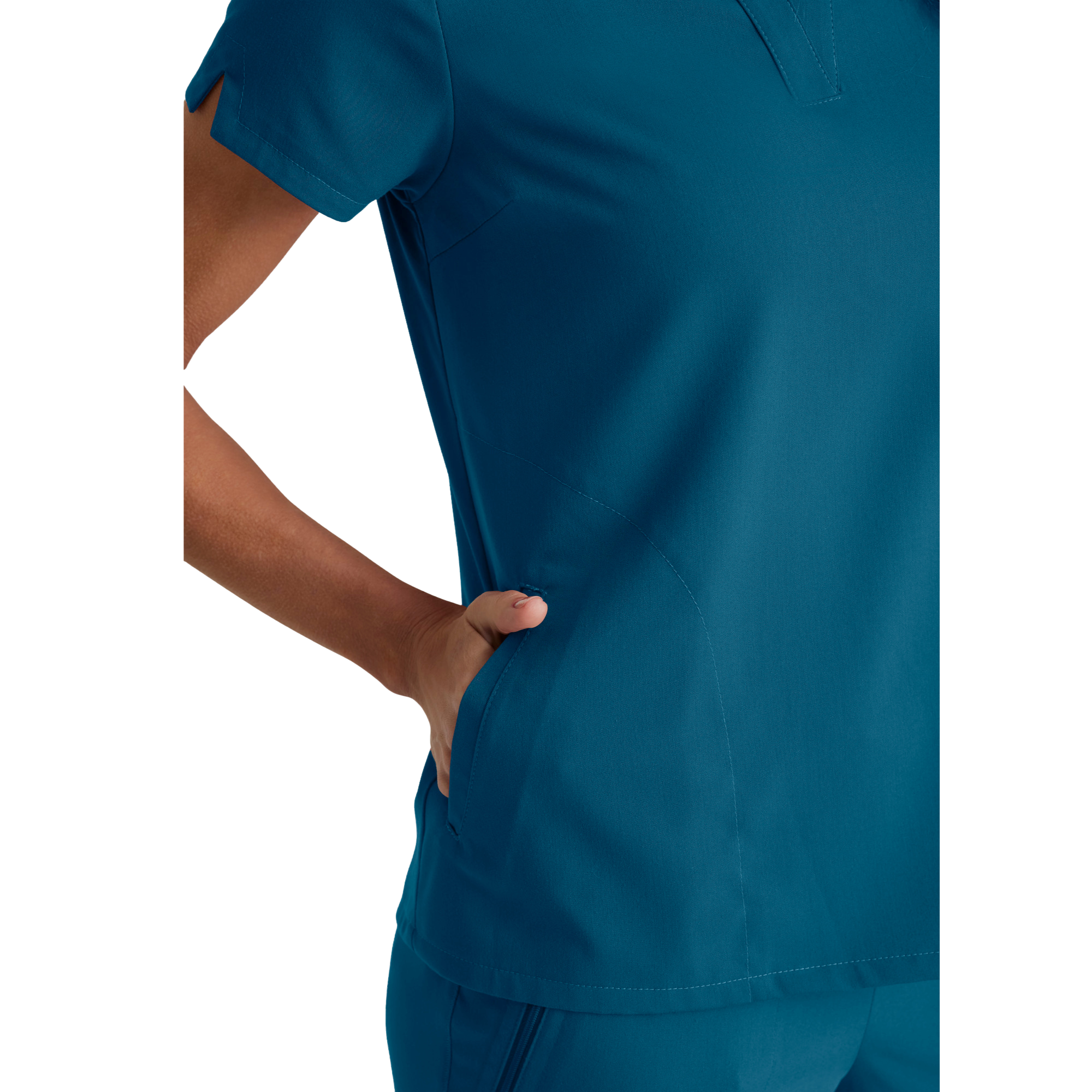 Flora - Tunique col à bande - Femme - Grey’s Anatomy Stretch GREYS ANATOMY STRETCH 