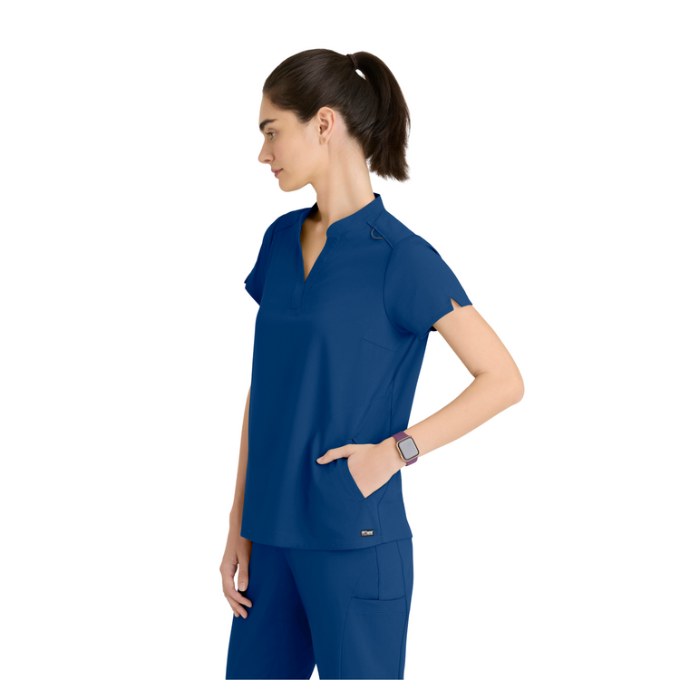 Flora - Tunique col à bande - Femme - Grey’s Anatomy Stretch GREYS ANATOMY STRETCH 