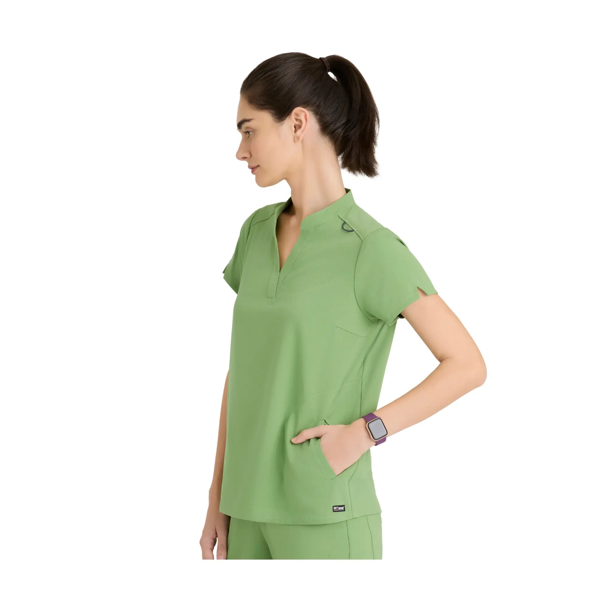 Flora - Tunique col à bande - Femme - Grey’s Anatomy Stretch GREYS ANATOMY STRETCH