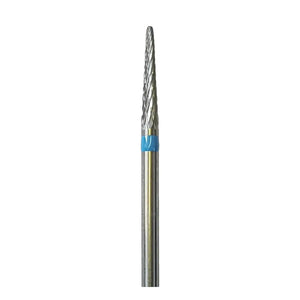 Fraise E0110 Carbure de tungstène - Traitement et finition des ongles - Denture croisée moyenne - 2,3 mm - My Podologie