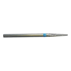 Fraise E0110 Carbure de tungstène - Traitement et finition des ongles - Denture croisée moyenne - 2,3 mm - My Podologie