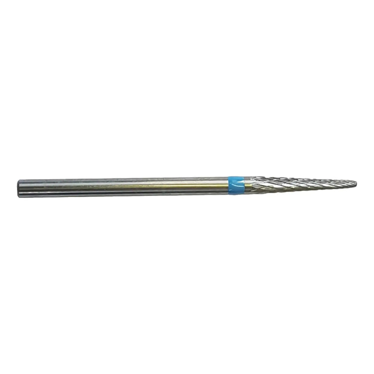 Fraise E0110 Carbure de tungstène - Traitement et finition des ongles - Denture croisée moyenne - 2,3 mm - My Podologie