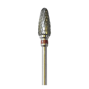 Fraise E5453 Carbure de tungstène - Abrasion des ongles normaux à épais - Denture croisée intermédiaire - 6,0 mm - My Podologie