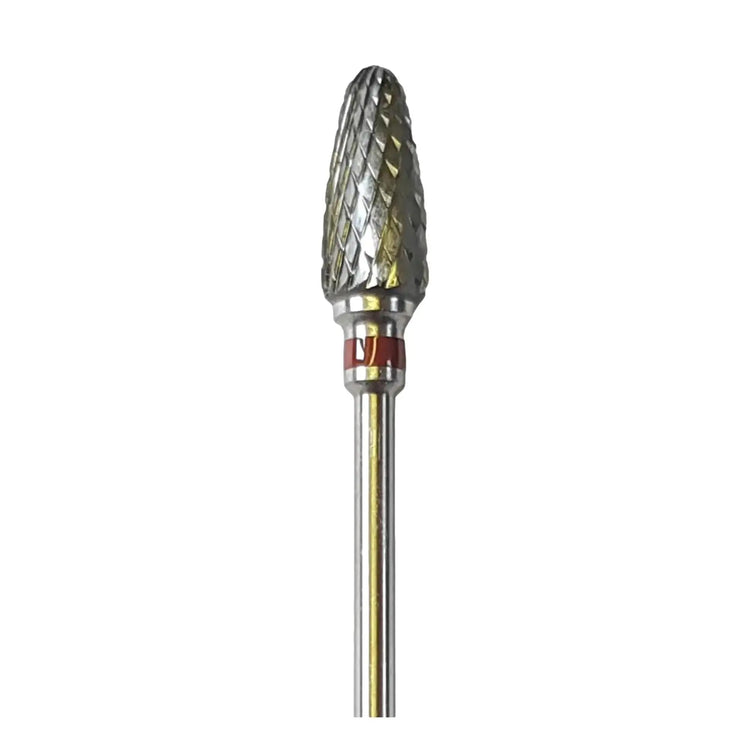 Fraise E5453 Carbure de tungstène - Abrasion des ongles normaux à épais - Denture croisée intermédiaire - 6,0 mm - My Podologie