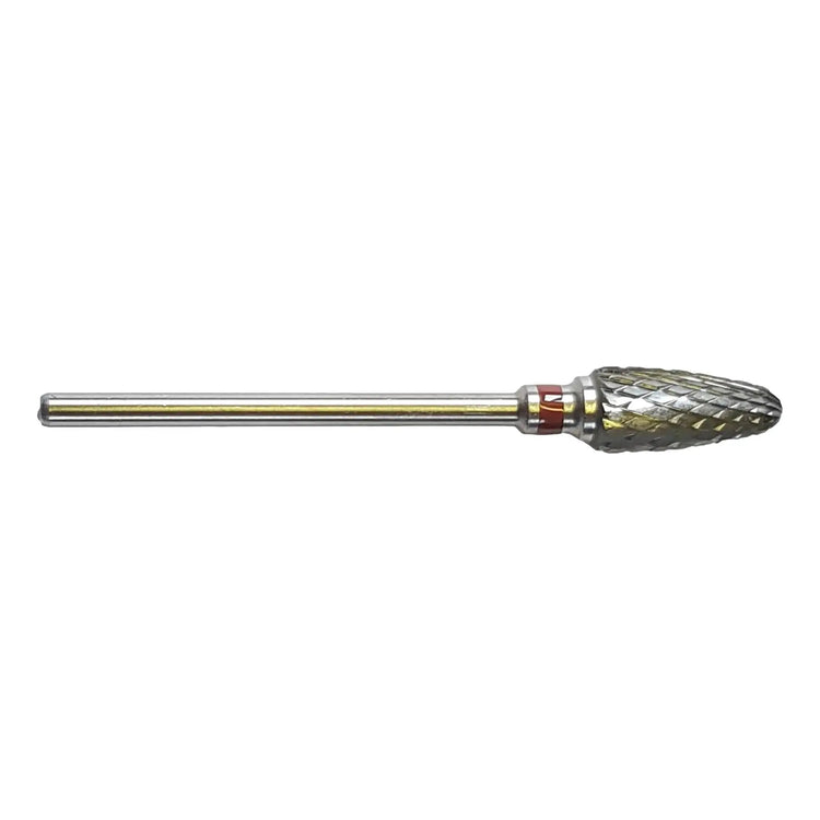 Fraise E5453 Carbure de tungstène - Abrasion des ongles normaux à épais - Denture croisée intermédiaire - 6,0 mm - My Podologie