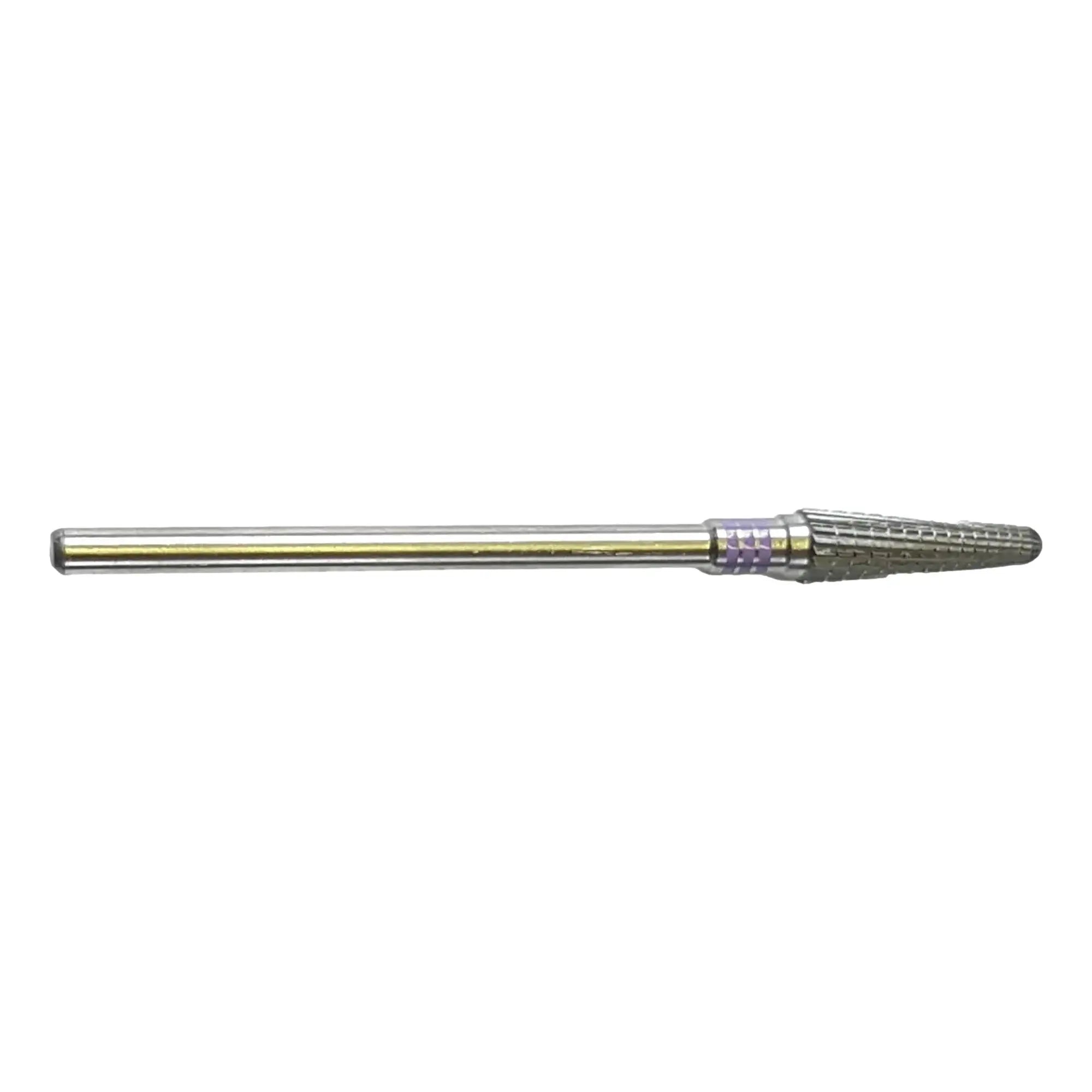 Fraise E6925 Carbure de tungstène - Abrasion des ongles normaux - Denture hélicoïdale super fine - 4 mm - My Podologie