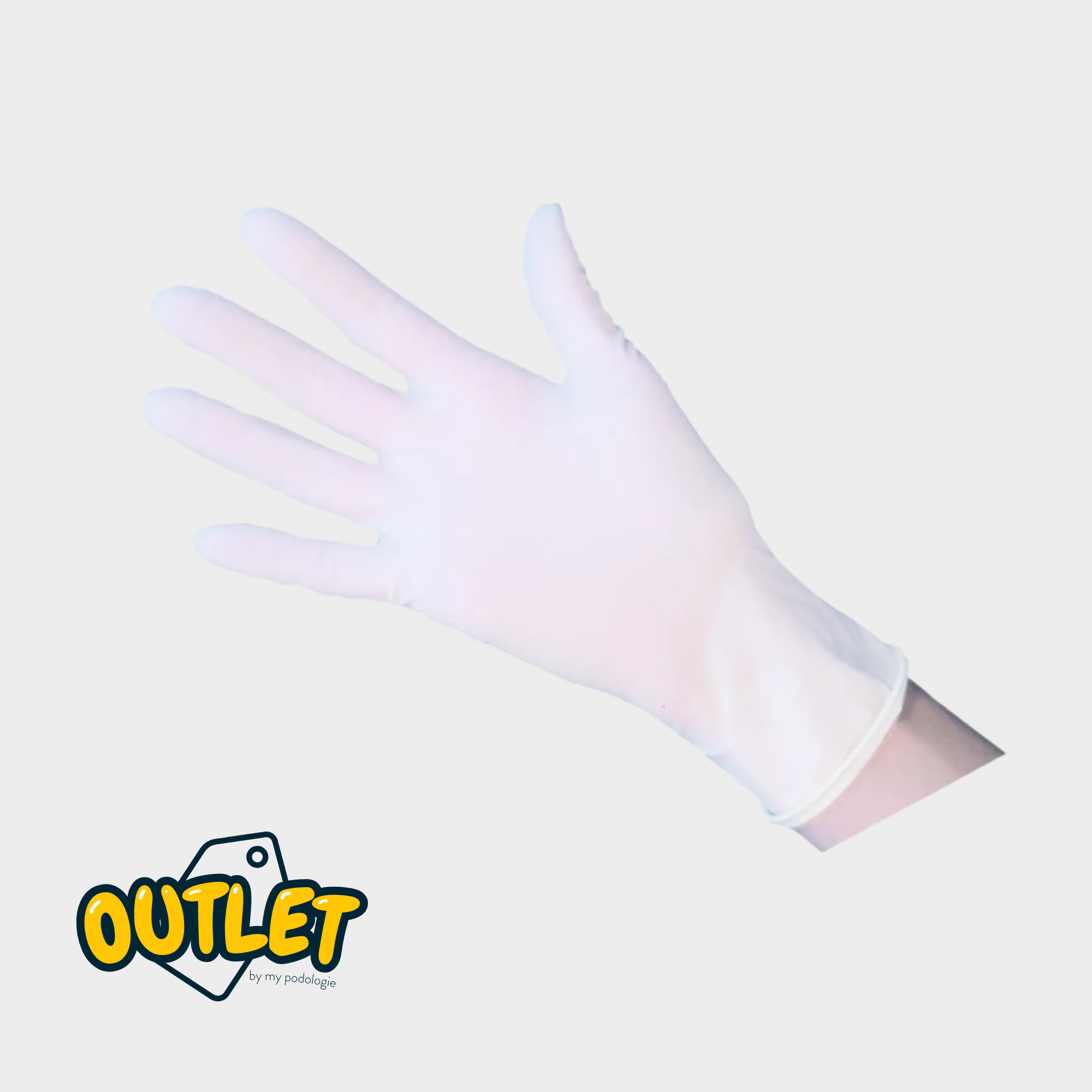 Gants d'examen - Latex - Sans poudre - Ambidextres - Boite de 100 - My Podologie // Destockage MP 
