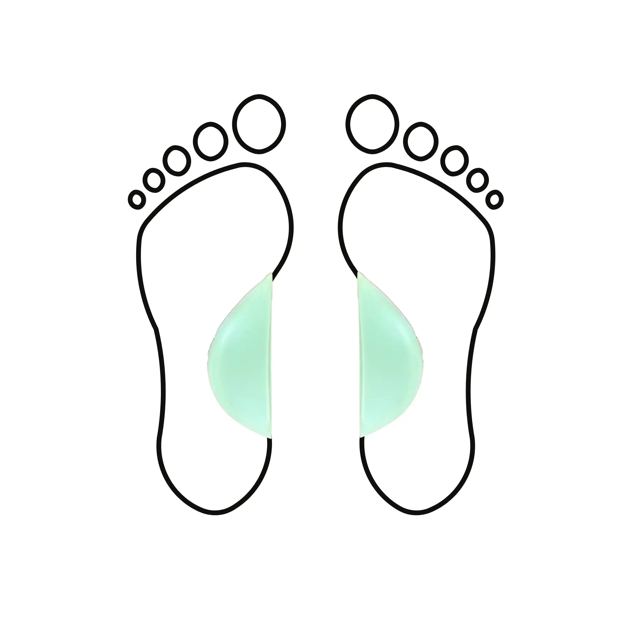 Hemi Coupole Interne - Shore 25-35 - Vert My Podologie