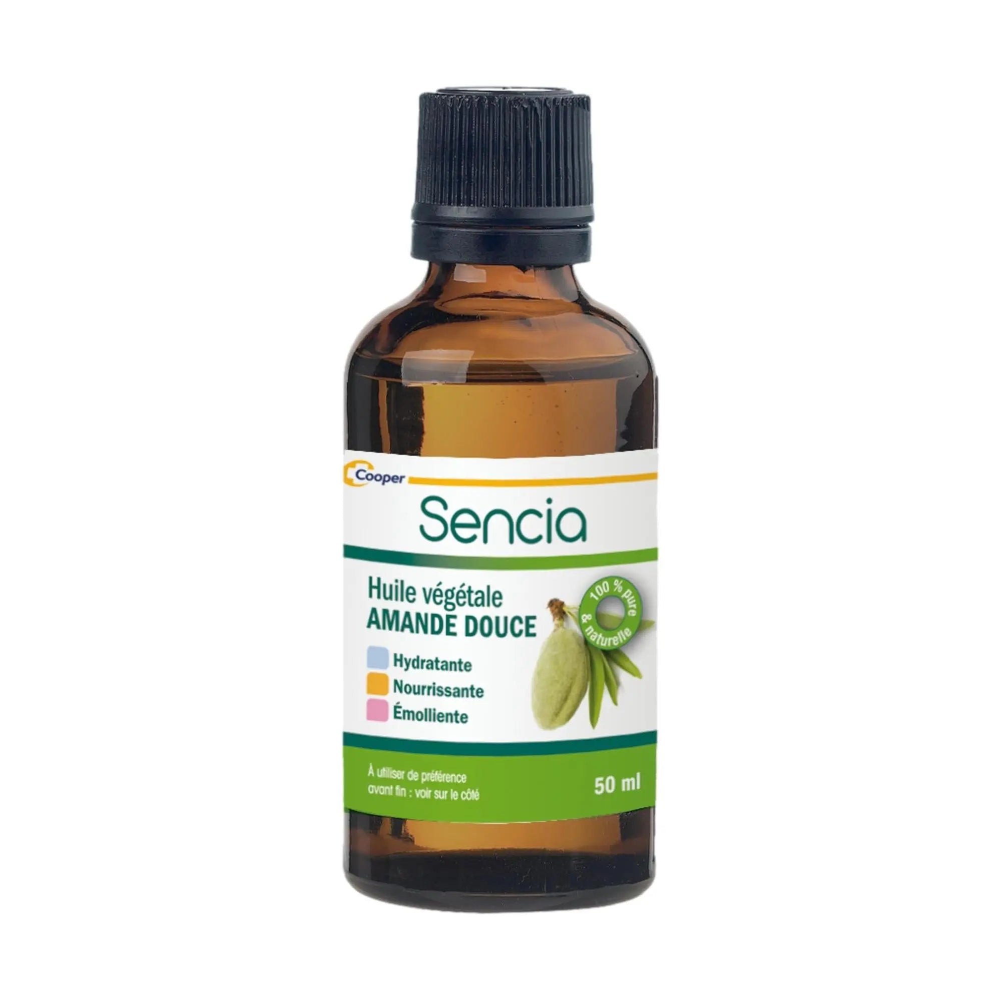 Huile amande douce 50 ml - Sencia - My Podologie