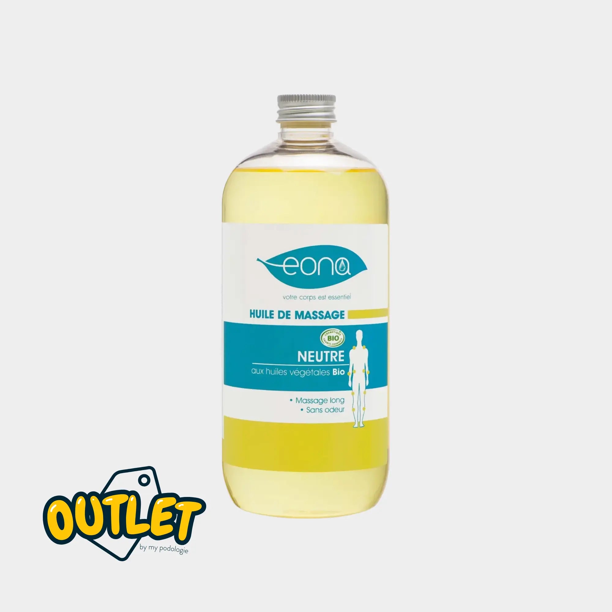 Huile de massage - Neutre - Bio - Eona Eona  500-ml