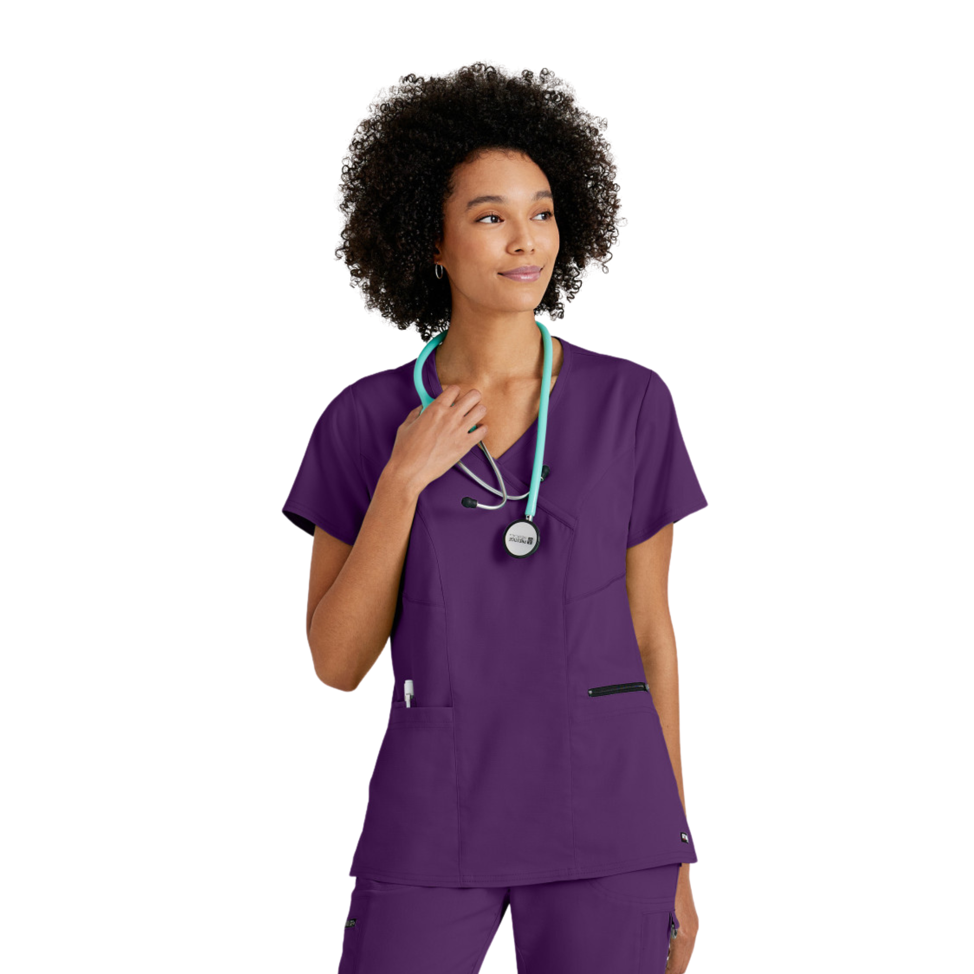 Kim Top - Tunique médical élégante - Femme - Grey’s Anatomy Stretch GREYS ANATOMY STRETCH 