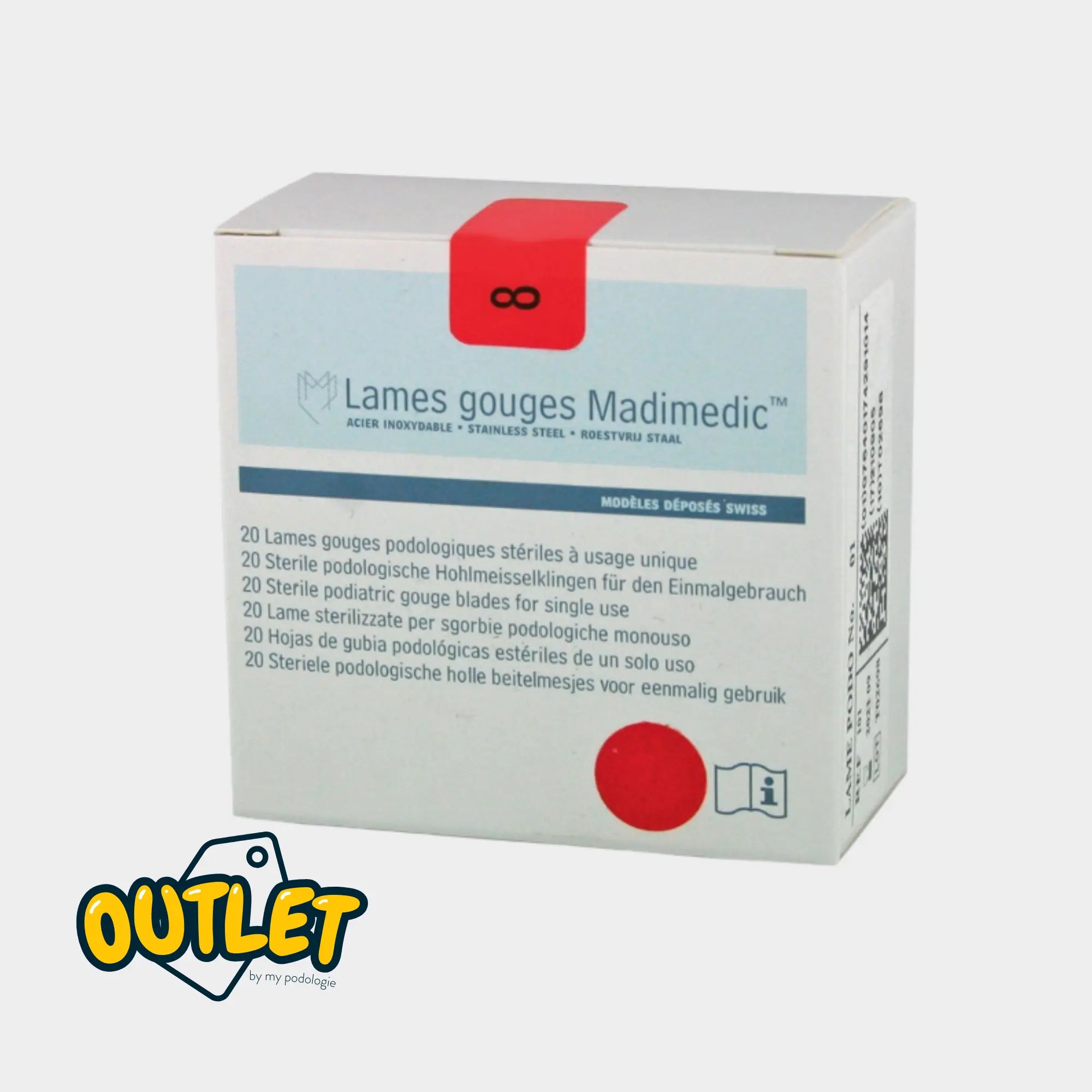 Lames de gouges Madimedic - Boite de 20 // Date courte Destockage 