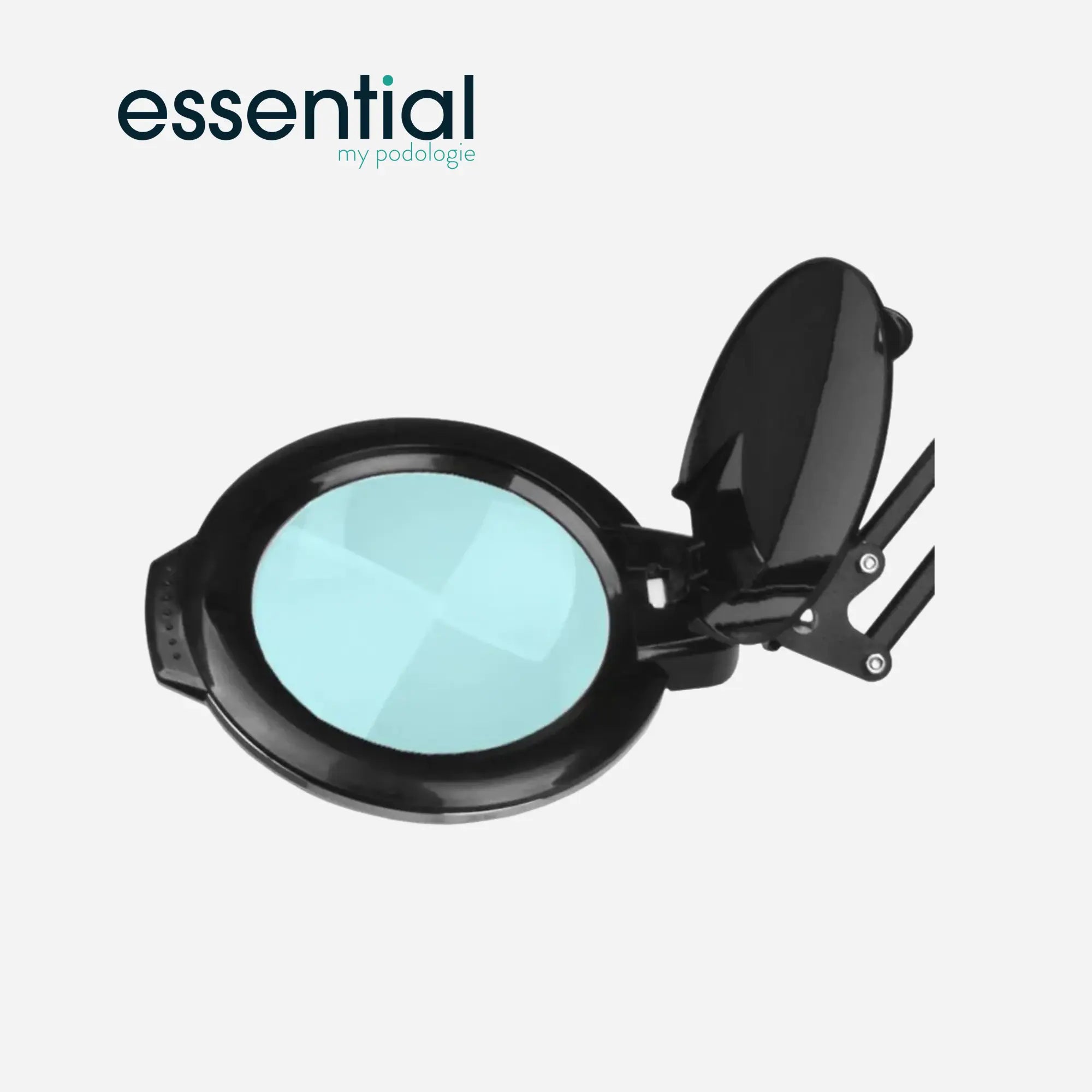 Lampe loupe articulée LED Moonlight 8013/6 avec trépied - Blanc ou Noir - Essential by My Podologie Essential 