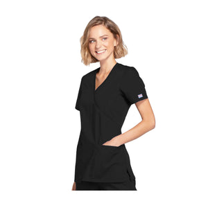 Limoges - Tunique médicale - Effet cache-coeur  - Manches courtes - Femme - Cherokee Cherokee Authentic Workwear 