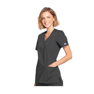 Limoges - Tunique médicale - Effet cache-coeur  - Manches courtes - Femme - Cherokee Cherokee Authentic Workwear 