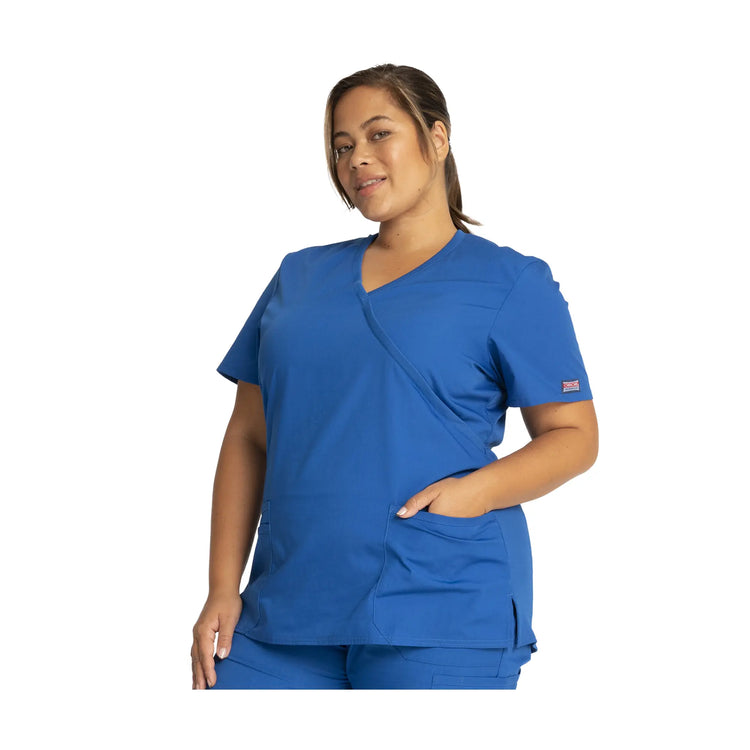 Limoges - Tunique médicale - Effet cache-coeur  - Manches courtes - Femme - Cherokee Cherokee Authentic Workwear 