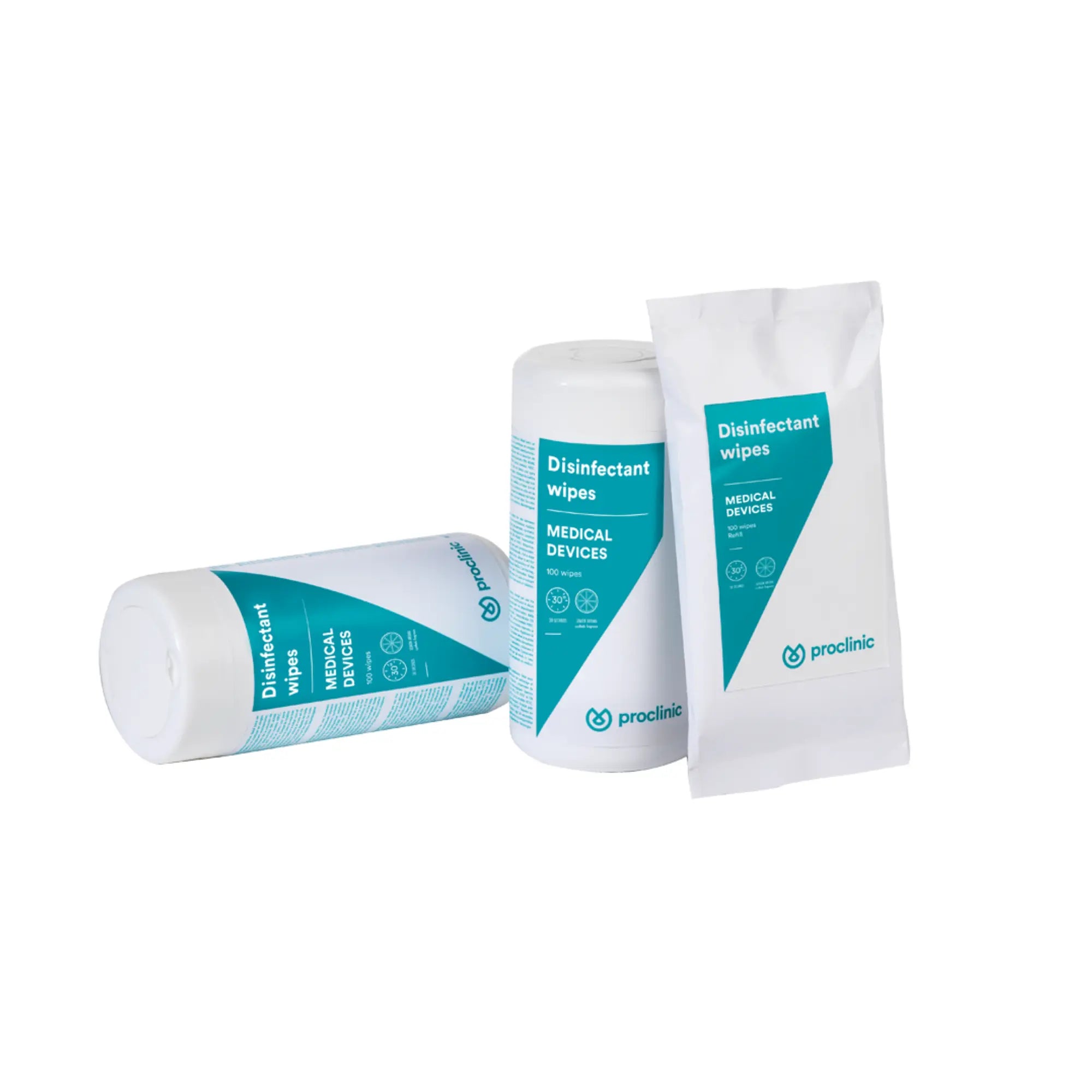 Lingettes désinfectantes - Boite de 100 - Proclinic - My Podologie