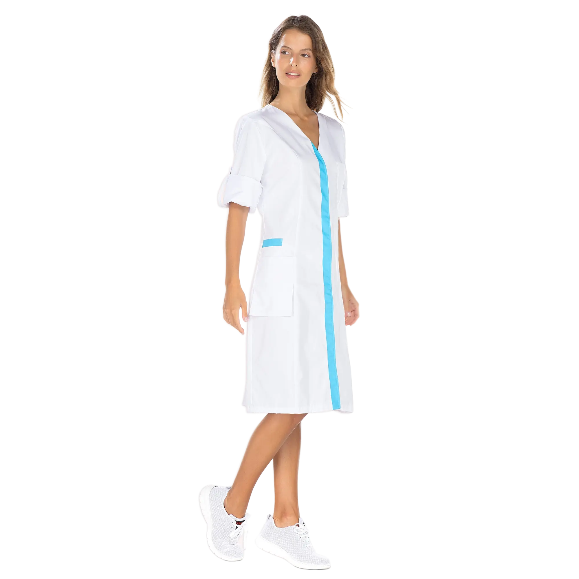 Madison - Blouse longue - 3 types de manches - Femme - 100 cm