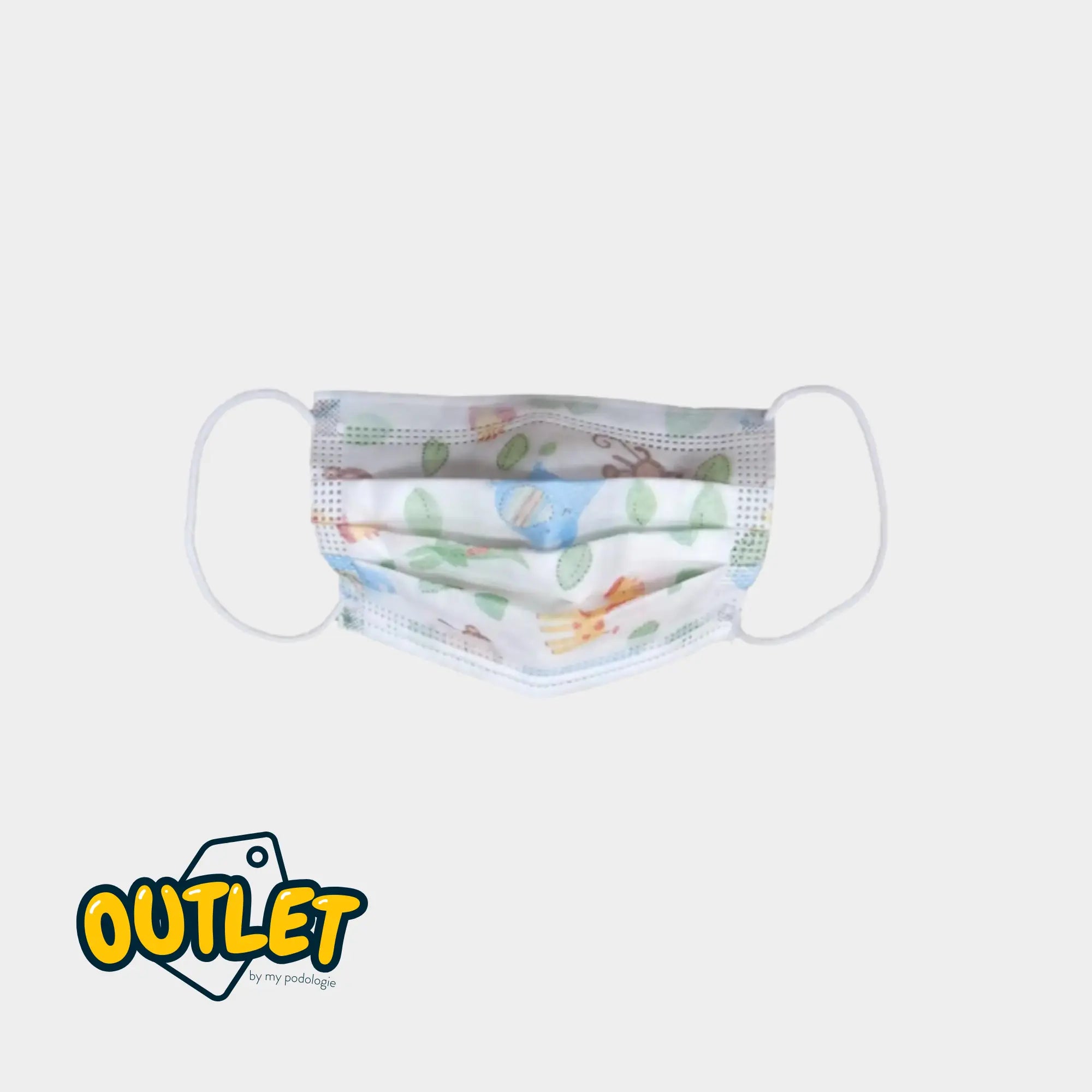 Masques enfant chirurgical 3 plis de type II - Boîte de 50 masques colorés - My Podologie // Date dépassée Destockage 
